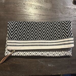 Tribe Alive Foldover Clutch Atitlan Brocade Reversible